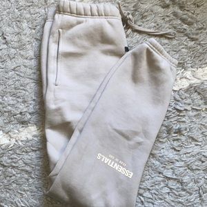 Men’s Essentials Fear Of God Sweatpants…Tan collection